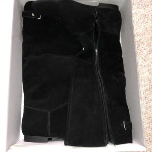 Style&Co Black Suede boots, never worn